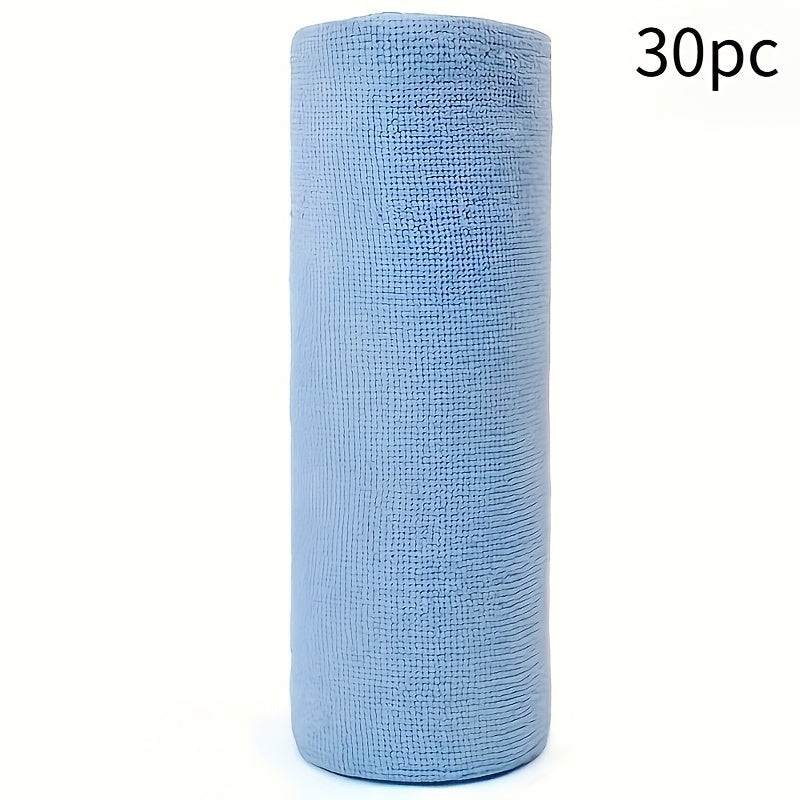 1roll Reusable Microfiber Towels, Hand-torn Cleaning Towels, Disposable Napkins, Household Kitchen Towel Rolls, Dish Cloth Replacements, General Purpose Absorbent Kitchen Cloths, Kitchen Supplies, Cleaning Tools, Local Warehouse Shippingmother's Gift