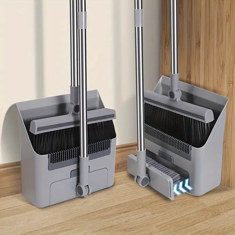 3-In-1 Foldable Broom Mop Broom Combination Set, for home Cleaning Tool Set, Efficient Cleaning, Flexible Design, Fast Dust Removal, a Good Helper 2025 for Home And Office Cleaning