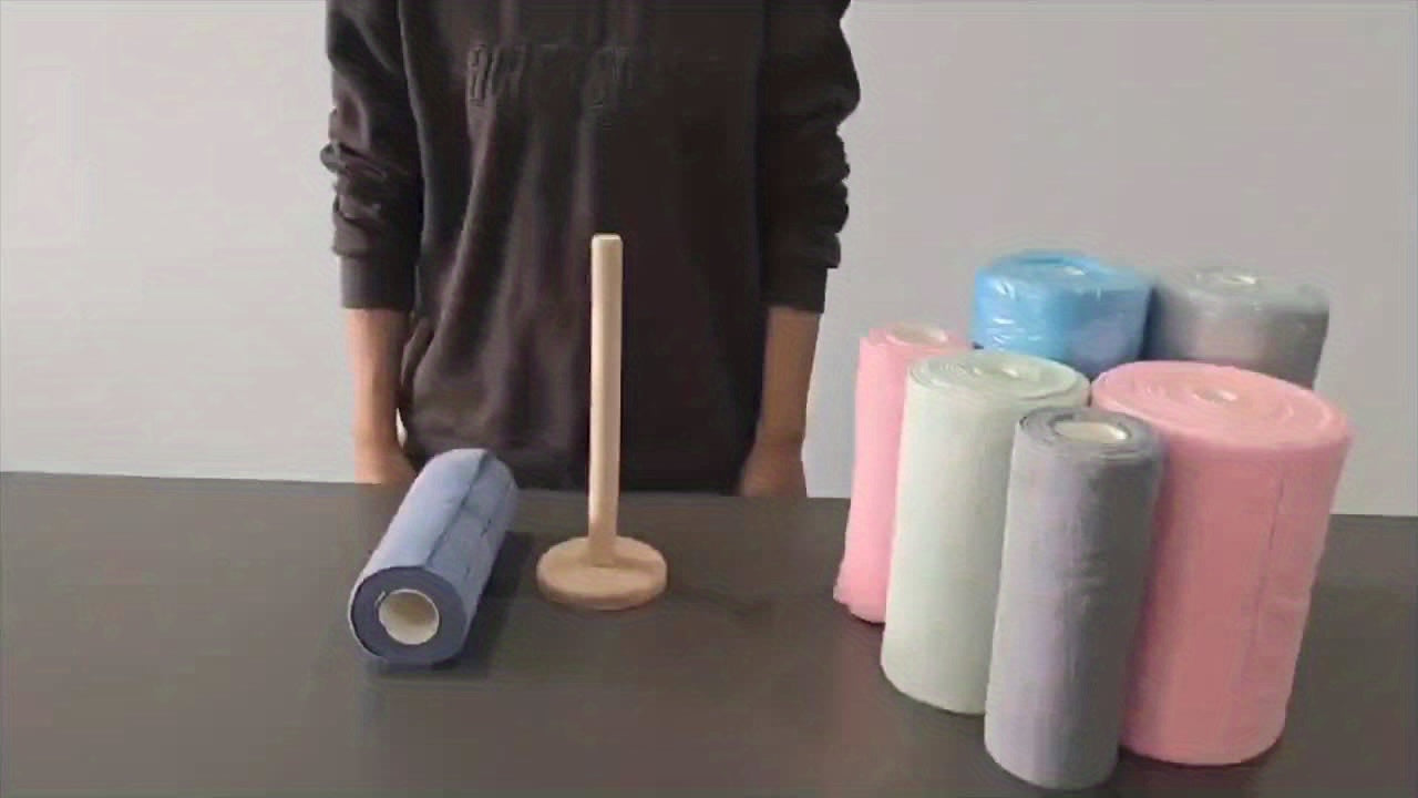 1roll Reusable Microfiber Towels, Hand-torn Cleaning Towels, Disposable Napkins, Household Kitchen Towel Rolls, Dish Cloth Replacements, General Purpose Absorbent Kitchen Cloths, Kitchen Supplies, Cleaning Tools, Local Warehouse Shippingmother's Gift