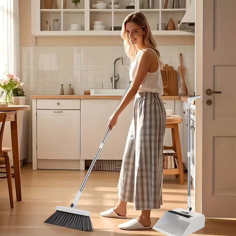 3-In-1 Foldable Broom Mop Broom Combination Set, for home Cleaning Tool Set, Efficient Cleaning, Flexible Design, Fast Dust Removal, a Good Helper 2025 for Home And Office Cleaning