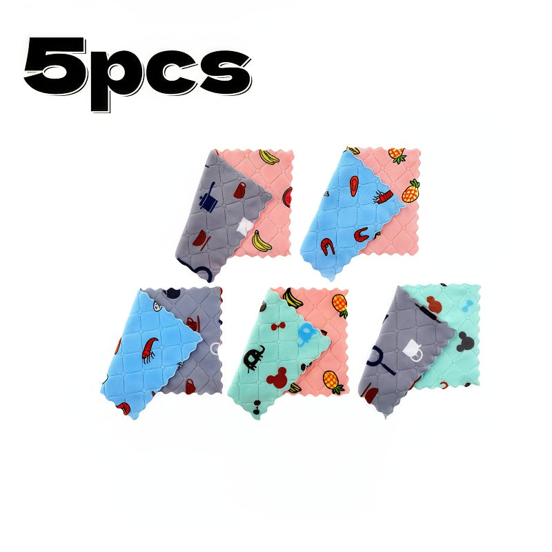 Super Absorbent Thickened Microfiber Dishcloths - Non-Shedding & Oil-Resistant Kitchen Towels, Household Chores, Highquality Textiles, Cleaning Cloths, Home Cooks, Dish Drying, Reusable Towels, Busy Households, Kitchen gifts