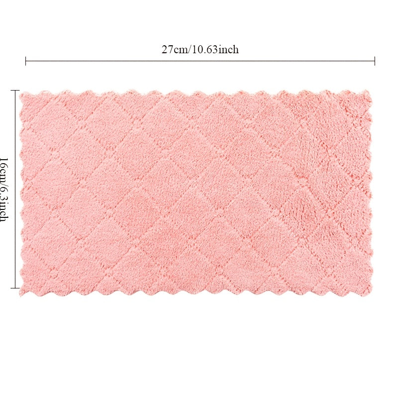 Super Absorbent Thickened Microfiber Dishcloths - Non-Shedding & Oil-Resistant Kitchen Towels, Household Chores, Highquality Textiles, Cleaning Cloths, Home Cooks, Dish Drying, Reusable Towels, Busy Households, Kitchen gifts