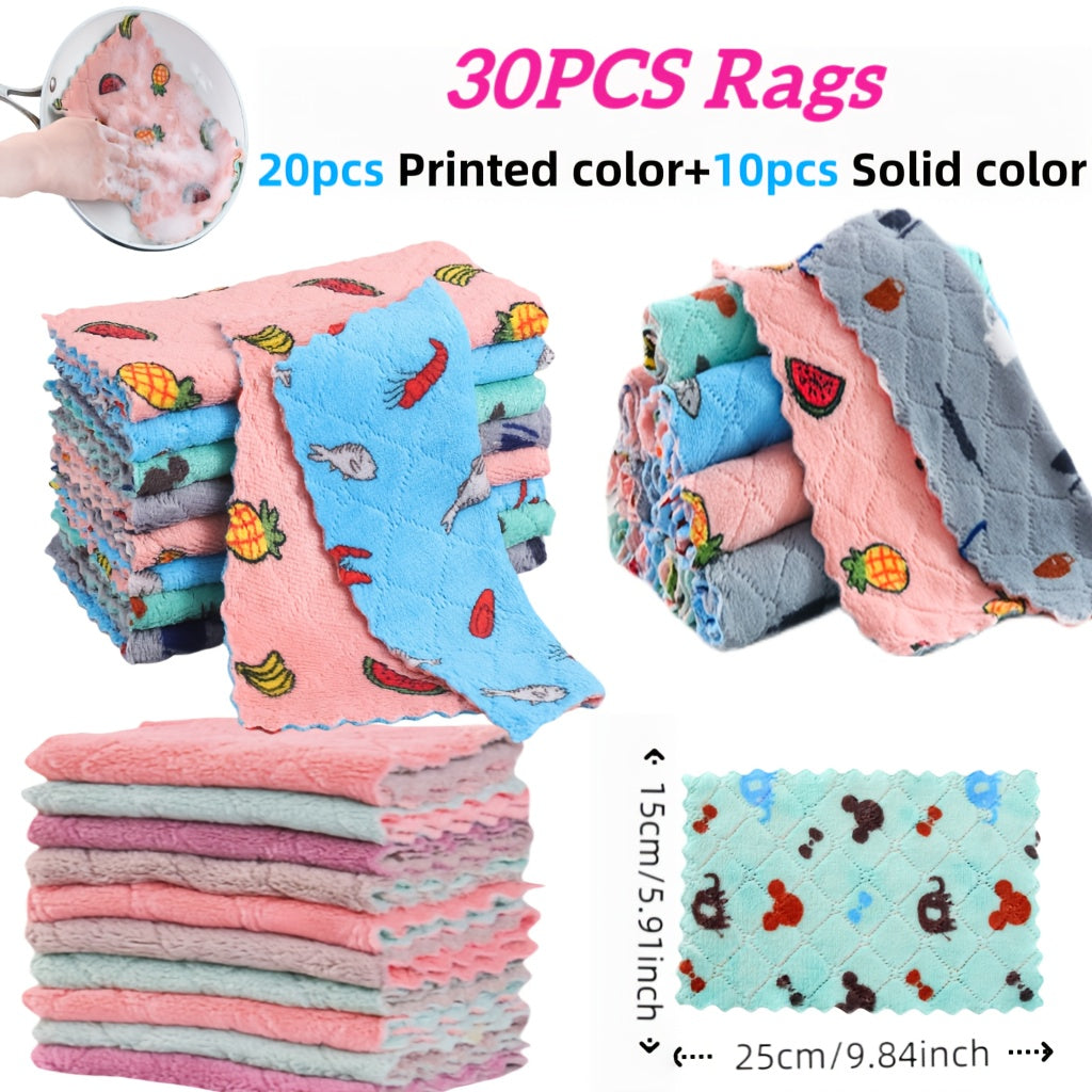 Super Absorbent Thickened Microfiber Dishcloths - Non-Shedding & Oil-Resistant Kitchen Towels, Household Chores, Highquality Textiles, Cleaning Cloths, Home Cooks, Dish Drying, Reusable Towels, Busy Households, Kitchen gifts