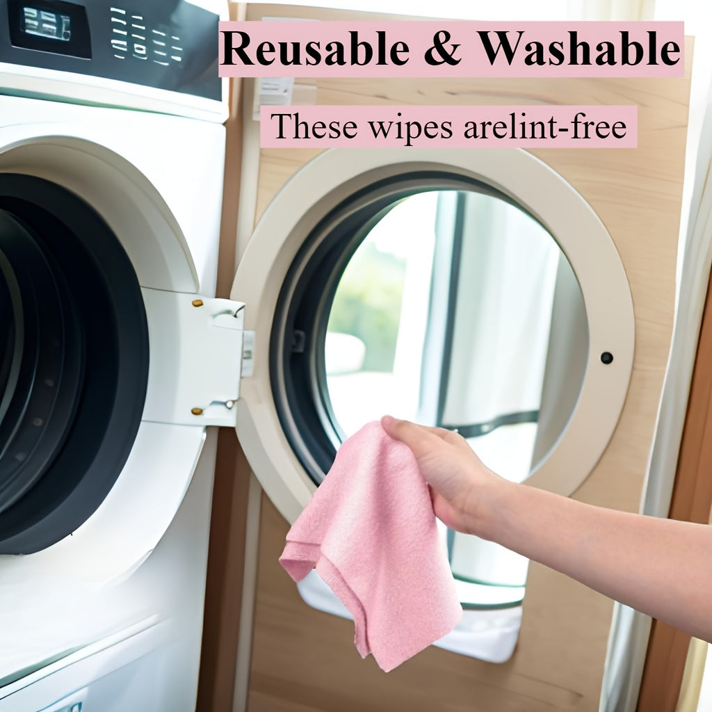 1roll Reusable Microfiber Towels, Hand-torn Cleaning Towels, Disposable Napkins, Household Kitchen Towel Rolls, Dish Cloth Replacements, General Purpose Absorbent Kitchen Cloths, Kitchen Supplies, Cleaning Tools, Local Warehouse Shippingmother's Gift