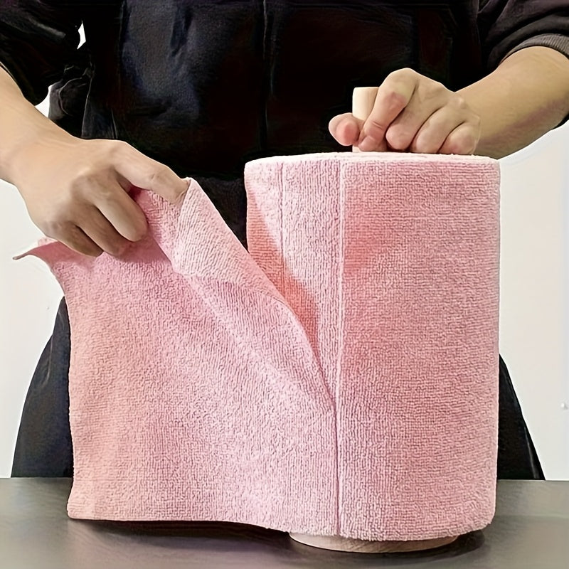 Microfiber Cleaning Cloths 30pcs\u002F1roll Reusable Microfiber Cleaning Cloths, Absorbent & Rust-Proof Kitchen Towels, Multipurpose Household Cleaning Supplies, Home Kitchen Cloth, Microfiber Towel Roll, Dishcloth Replacement, Cleaning Tools