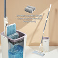 1 Mop and 1 Bucket with Wringer Set, Hands Free Flat Floor Mop and Bucket, 50\